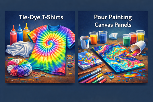 June 12 - Enrichment Workshops | Tie Dye & Canvas Pour Painting